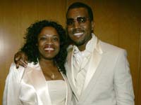 Kanye and Donda West